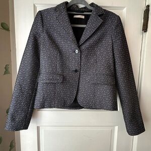 Stefanel button up navy blazer